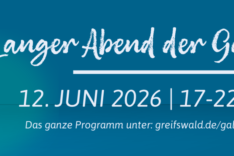 Banner zum Langen Abend der Galerien 2026