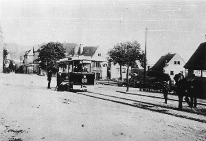 Straßenbahn in Dresden