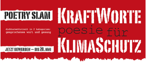 Banner Poetry Slam Klimaschutz