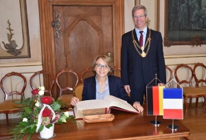 Besuch der französischen Botschafterin 