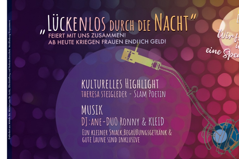 Plakat zum Equal Pay Day 2026