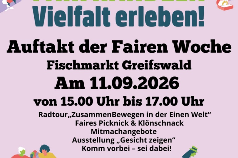 Plakat zur Fairen Woche 2026