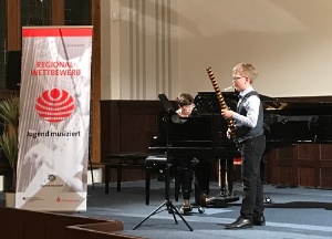 Ferdinand Witt beim Regionalwettbewerb Jugend musiziert