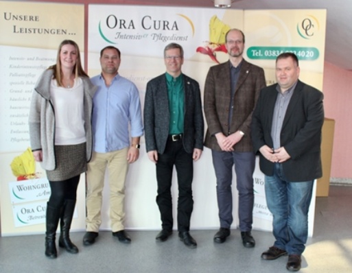 Firmenbesuch von Dr. Fassbinder bei Ora Cura