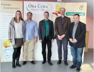 Firmenbesuch von Dr. Fassbinder bei Ora Cura