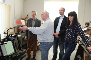 Firmenbesuch des Oberbürgermeisters bei  KIEBU-Druck