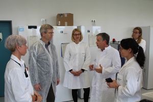 Firmenbesuch OB bei IMD Institut für Medizinische Diagnostik