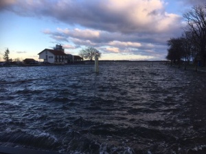 Hochwasser Sperrwerk Wieck