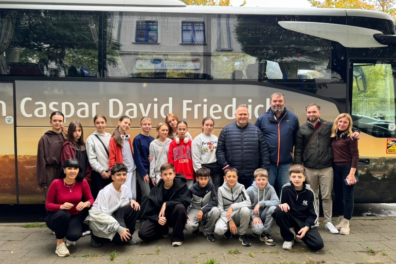 Kinder aus Drohobytsch in Greifswald (c) S.Smentek