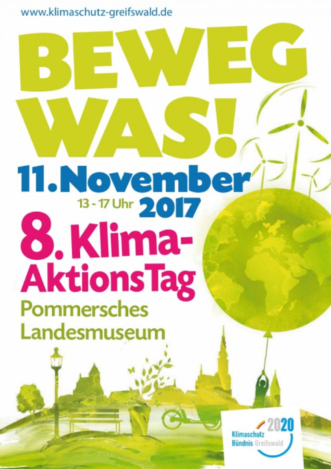 Plakat zum 8. Klimaaktionstag