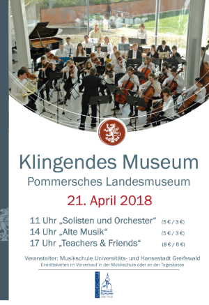 Plakat zum Klingenden Museum 2018