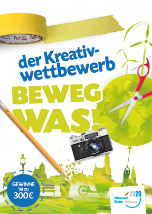 Plakat für Kreativ-Wettbewerb Klimaaktionstag 2017 - © Umweltabteilung UHGW Plakat für Kreativ-Wettbewerb Klimaaktionstag 2017