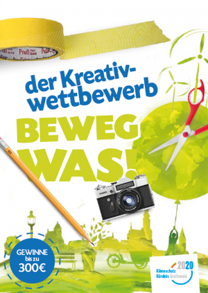 Plakat für Kreativ-Wettbewerb Klimaaktionstag 2017