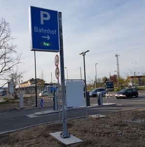 Neuer Parkplatz hinter ZOB, Foto GPG