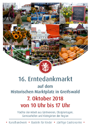 Plakat Erntedankmarkt 2018