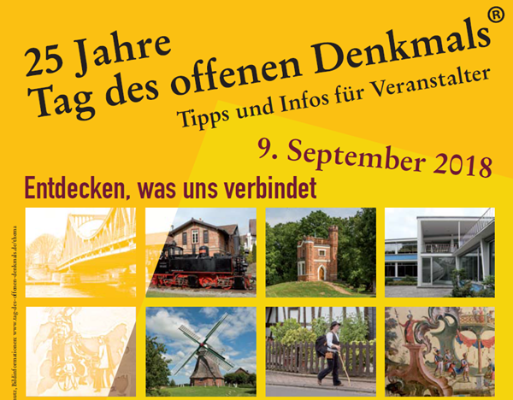 Plakat Tag des offenen Denkmals 2018