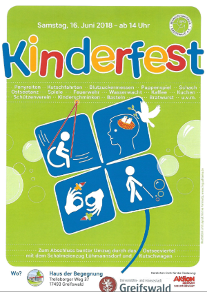 Plakat Integratives KInderfest 2018 - © Behindertenbeauftragte Plakat Integratives KInderfest 2018