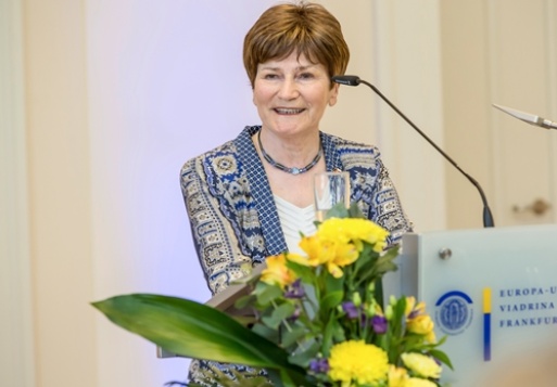 Prof. Dr. Anna Wolff-Powęska bei der Preisverleihung in der Europa-Universität Viadrina, Frankfurt/Oder - Foto: Heide Fest