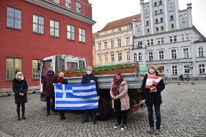 Fahrzeug und Spenden für Samos, Foto Pressestelle (6)