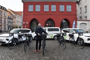 neue E-Autos und Dienstfahrräder für die Stadtverwaltung