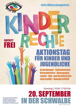 Plakat Aktionstag Kinderrechte