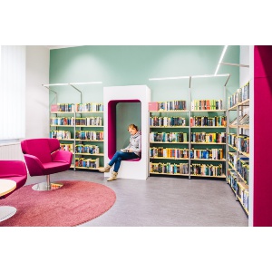 Stadtbibliothek von innen - © Wally Pruß Stadtbibliothek von innen