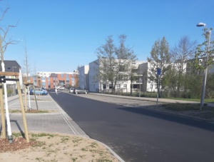 die fertige Stettiner Straße
