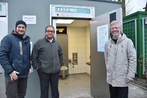 Übergabe Toilette Busbahnhof Süd