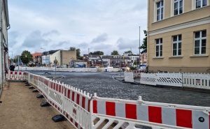 Baustelle Hansering, Zugang Steinbeckerstraße