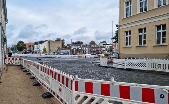 Baustelle Hansering, Zugang Steinbeckerstraße © Pressestelle Bild