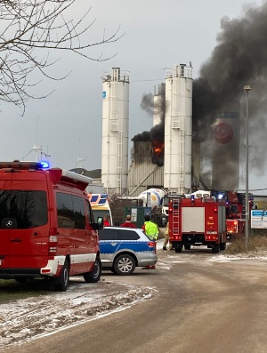 Brand Betonmischwerk