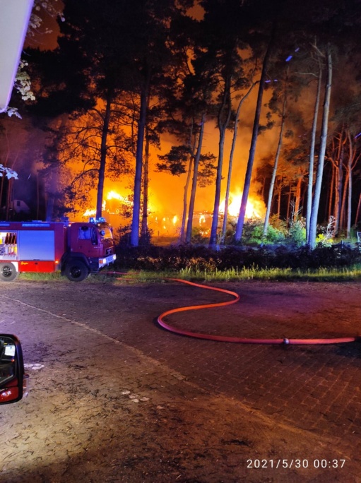 Brand in Greifswald Wieck
