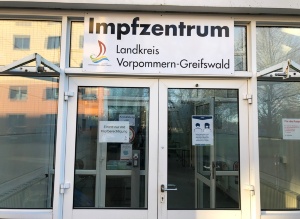 Greifswalder Impfzentrum - © Pressestelle Greifswalder Impfzentrum