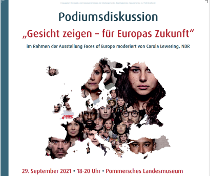 Plakat Posiumsdiskussion Faces of Europe