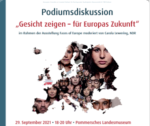 Plakat Podiumsdiskussion Faces of Europe