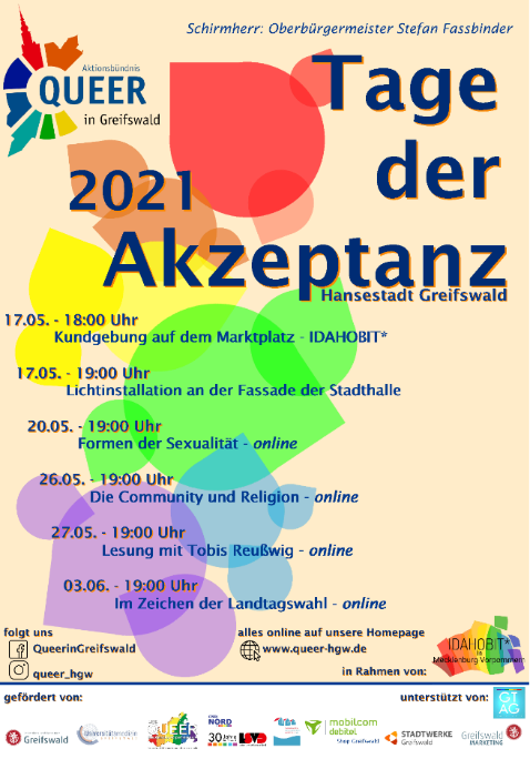 Plakat Tag der Akzeptanz