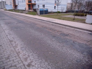 Talliner Straße in schlechtem Zustand - © Ralf Krüger Talliner Straße in schlechtem Zustand