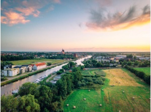 Luftbild von Greifswald