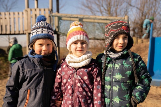 Kinder der Greifswalder Kita 7 Raben