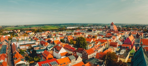 Blick vom Greifswalder Dom
