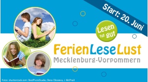 Plakat zur FerienLeseLust, die am 20. Juni 2022 in der Stadtbibliothek Greifswald startet