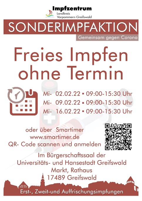 Freies Impfen Rathaus Februar 2022