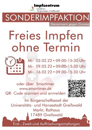 Freies Impfen Rathaus Februar 2022