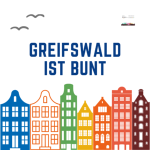 Plakat Greifswald ist bunt