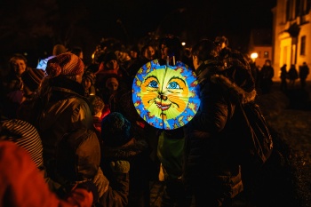 Wally Pruß Weihnachtlicher Lampionumzug durch die Greifswalder Innenstadt