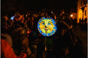 Weihnachtlicher Lampionumzug durch die Greifswalder Innenstadt