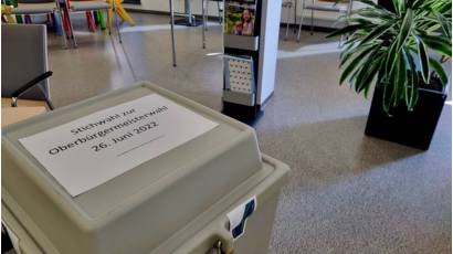 Wahllokal zur Stichwahl Foto Pressestelle