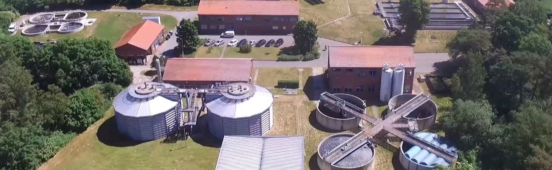 Blick auf das Klärwerk Ladebow © Abwasserwerk Greifswald Das Abwasserwerk in Greifswald