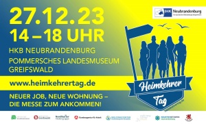 Flyer zum HeimkehrerTag im Pommerschen Landesmuseum Greifswald