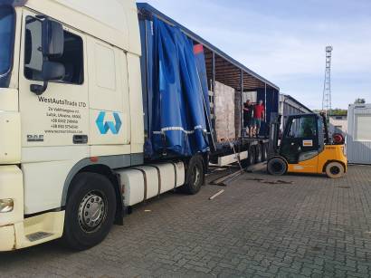 Hilfstransport von Greifswald aus nach Drohobytsch Foto Anett Dahms 1